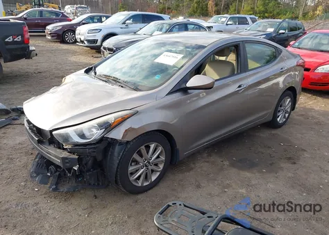 2014 Hyundai Elantra Se из США, поврежденный, VIN 5NPDH4AE8EH512966